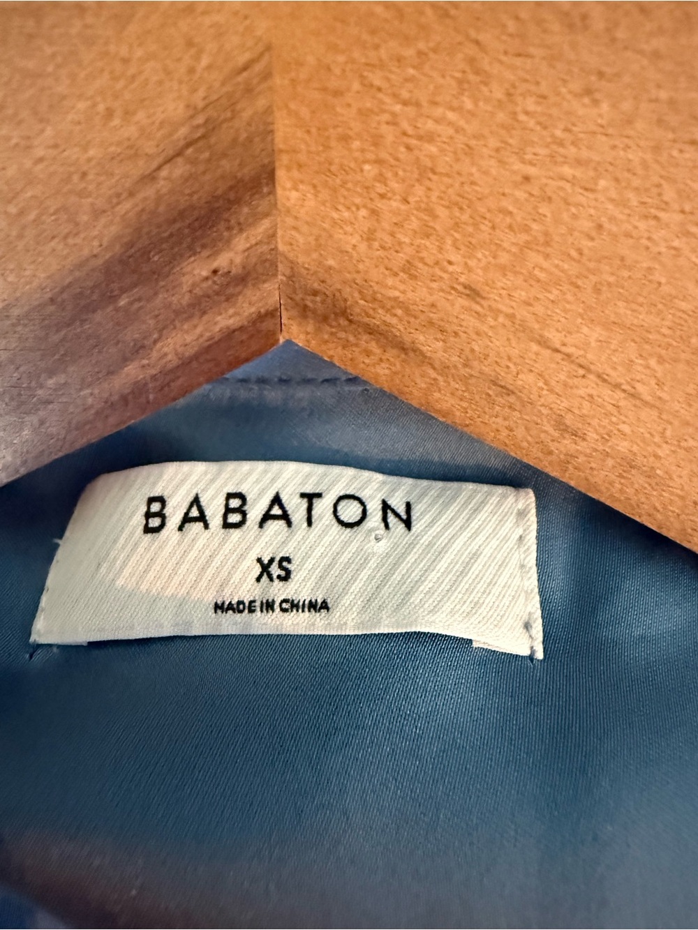 Babaton Larchmont Long Sleeve Wrap Mini Dress Blue XS - Picture 4 of 6